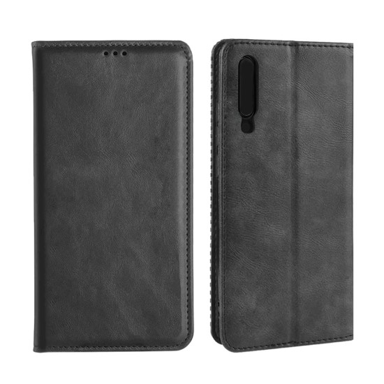 Capa Flip de Couro com Bolso Interno para Xiaomi Mi 9 Preto